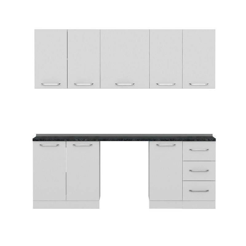 کابینت آشپزخانه مدل b 2 minar 220 cm مجموعه دو عددی