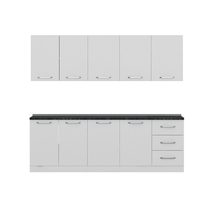 کابینت آشپزخانه مدل b 2 minar 240 cm مجموعه دو عددی