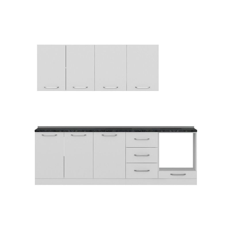 کابینت آشپزخانه مدل b 3 minar 250 cm مجموعه دو عددی