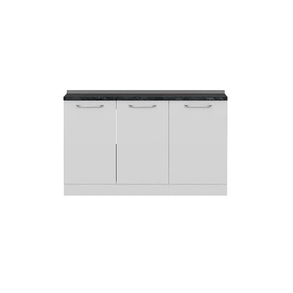 کابینت زمینی فلفور کابینت مدل l   120 cm