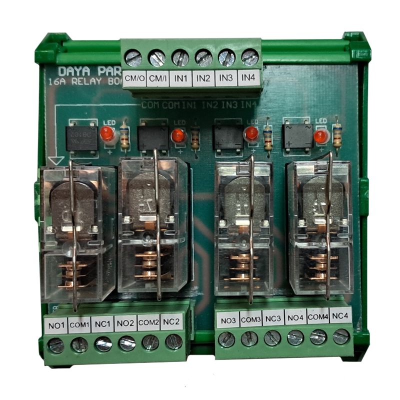 کارت رله 4 کانال دایاپارتس مدل dcr04v1