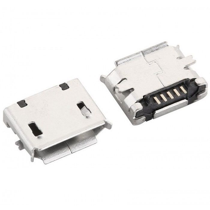 کانکتور micro usb مادگی مدل smd بسته دو عددی