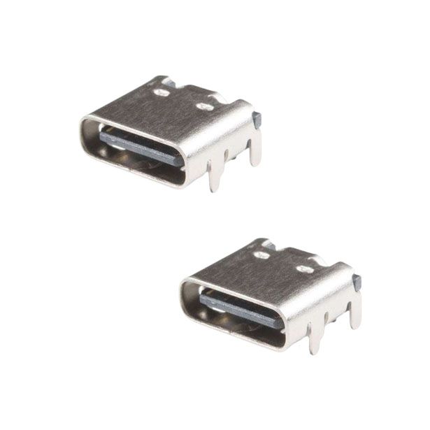 کانکتور usb c مادگی مدل dip بسته دو عددی