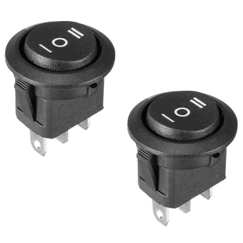 کلید راکر مدل 3 وضعیتی کد kcd1 2 بسته 2 عددی