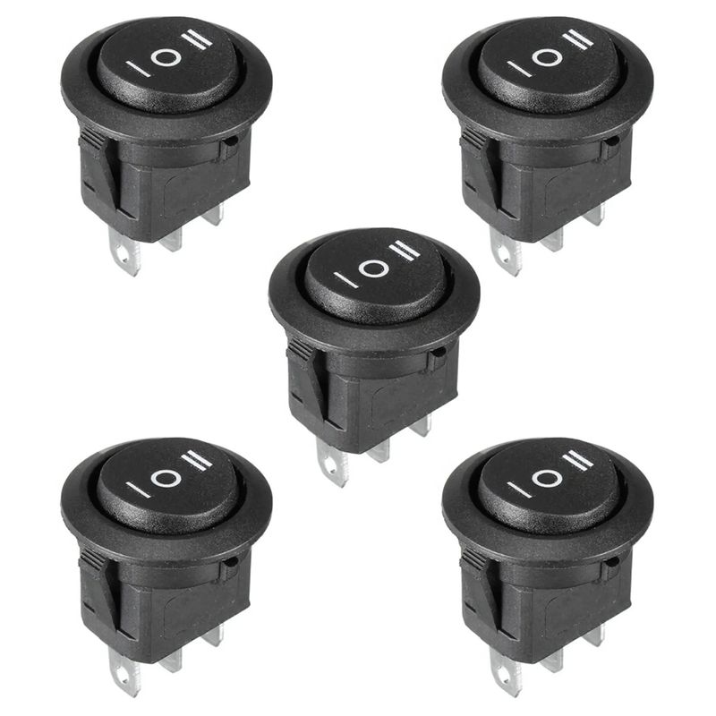 کلید راکر مدل 3 وضعیتی کد kcd1 2 بسته 5 عددی