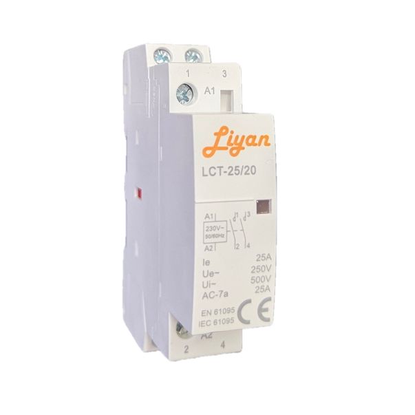کنتاکتور 25 آمپری لیان کد lct 25