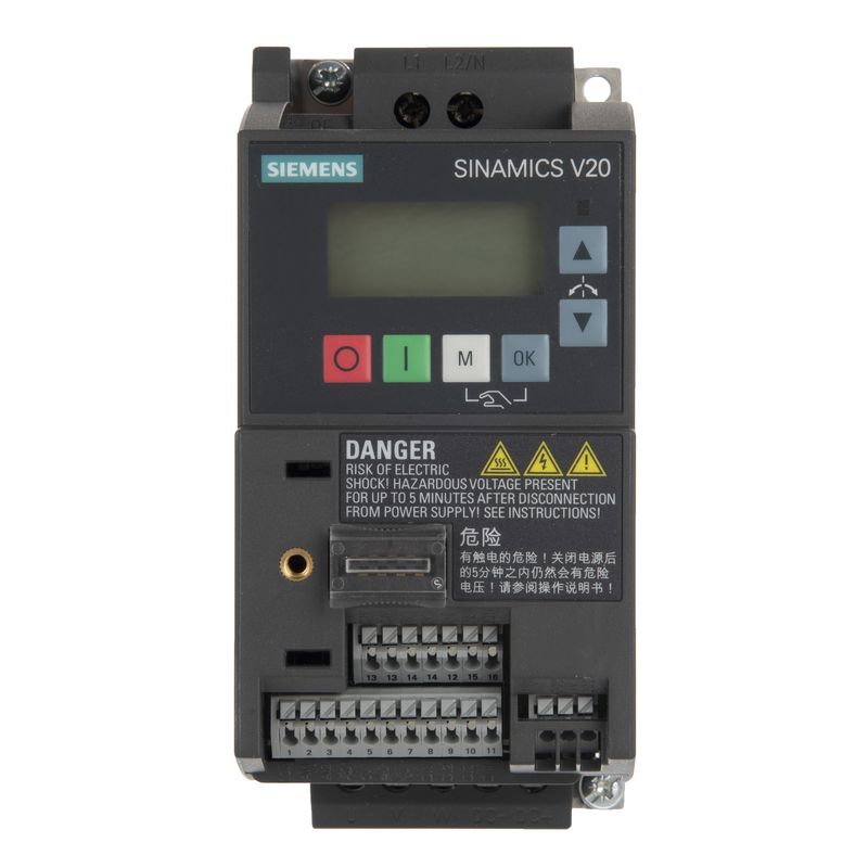 کنترل دور موتور زیمنس مدل 6sl3210_5bb13_7uv0