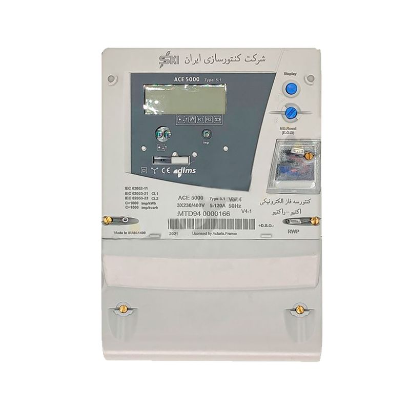 کنتور فرعی برق سه فاز دیجیتال کنتورسازی ایران مدل dc mtd94