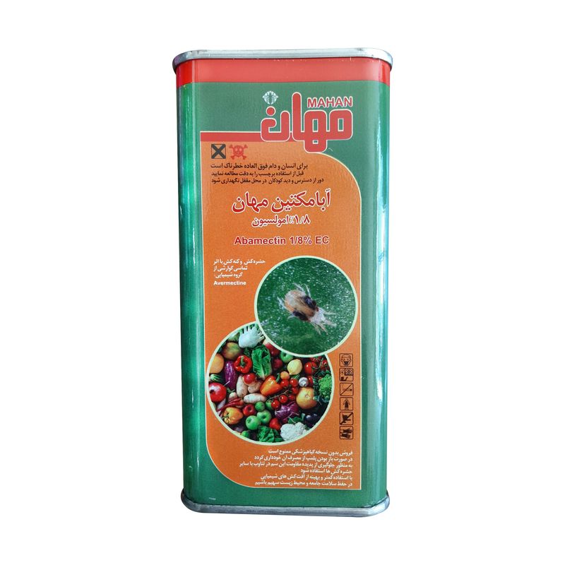 کنه کش آبامکتین مهان مدل m3 حجم 0.5 لیتر