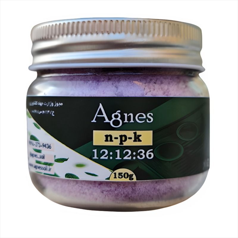 کود npk 12 12 36 آگنس مدل ag121236 وزن 150گرم
