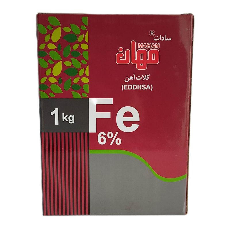 کود آهن پودری 6 مهان مدل fe6eddha وزن 1000گرم