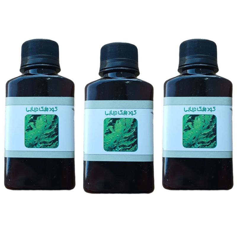 کود مایع جلبک دریایی مدل raw material حجم 120 میلی لیتر بسته 3 عددی