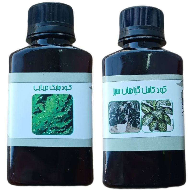 کود مایع جلبک دریایی و کود کامل گیاهان سبز مدل life drop حجم 110 میلی لیتر