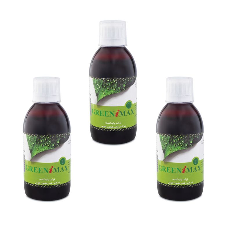 کود مایع گیاهان زینتی گرینی مکس مدل 01 حجم 250 میلی لیتر بسته 3 عددی