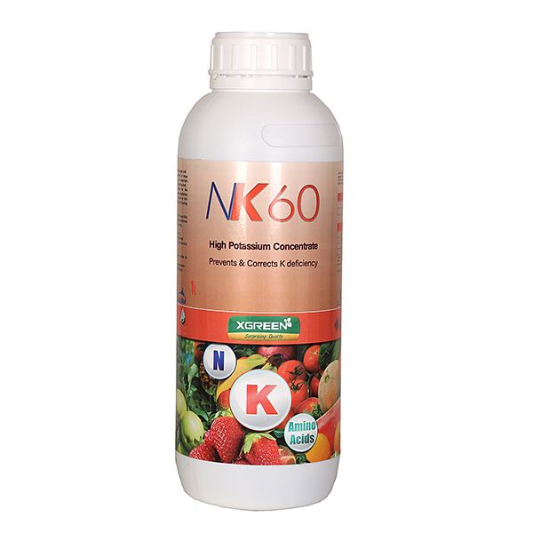 کود پتاسیم نیتروژن ایکس گرین مدل nk60 حجم 1 لیتر