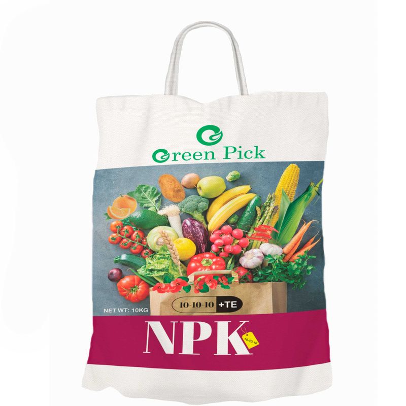 کود کامل سه ده گرین پیک مدل npk 10 10 10 وزن 10 کیلوگرم