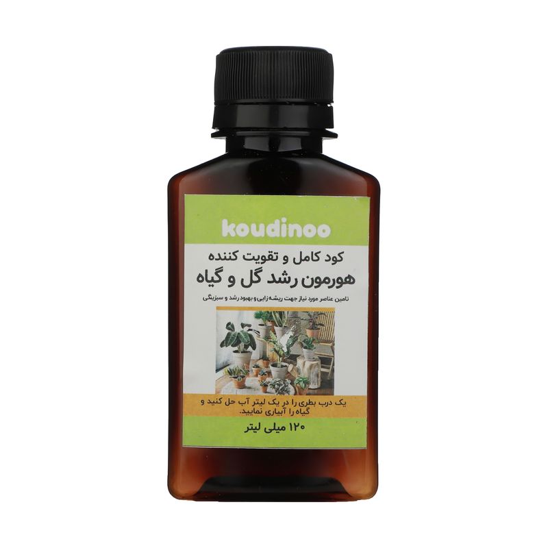 کود کامل و تقویت کننده هورمون رشد گل و گیاه کودینو مدل k 20 حجم 120 میلی لیتر