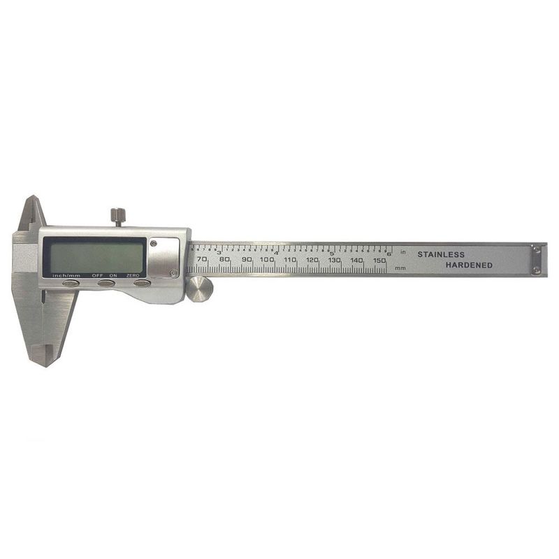 کولیس دیجیتال تمام فلزی سیلور مدل 150 گستره 0 150 میلیمتر