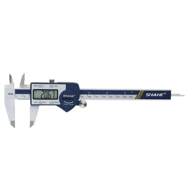 کولیس دیجیتال شاهه مدل sh 6 گستره 0 150 میلیمتری