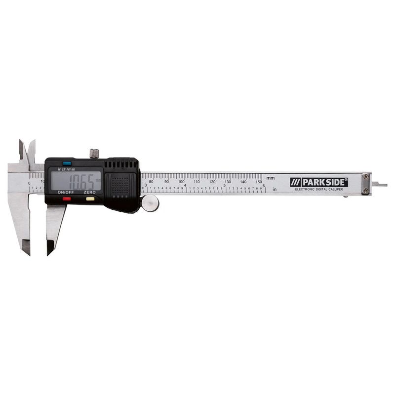 کولیس دیجیتال پارکساید کد 150 گستره 0 150 میلیمتر