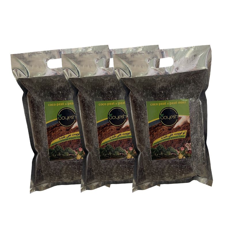 کوکوپیت غنی شده رویش مدل metacc1 وزن 1.5 کیلوگرم مجموعه 3 عددی