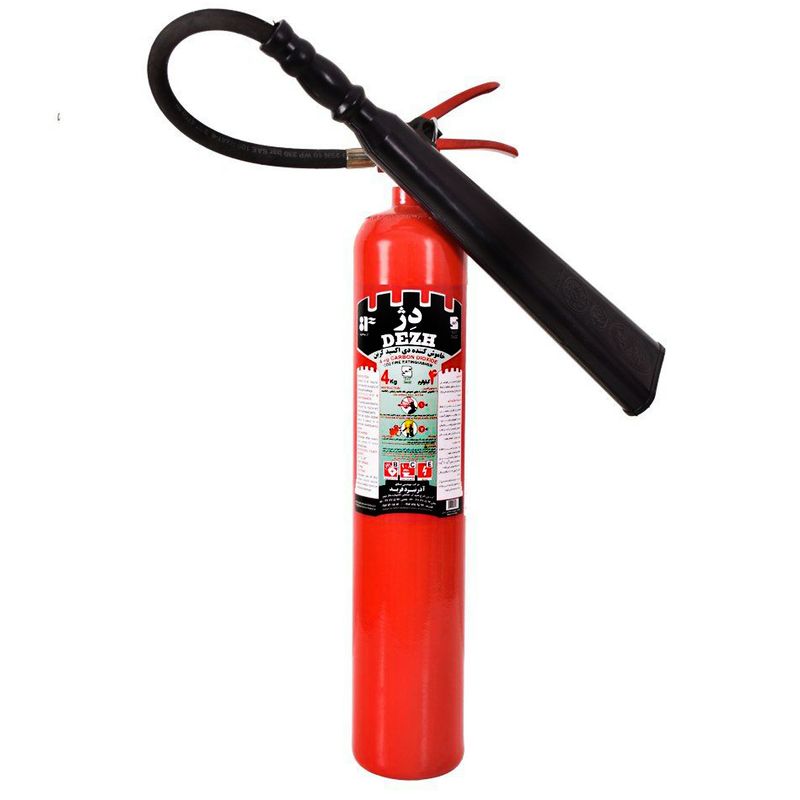 کپسول آتشنشانی co2 دژ ظرفیت 4 کیلوگرم