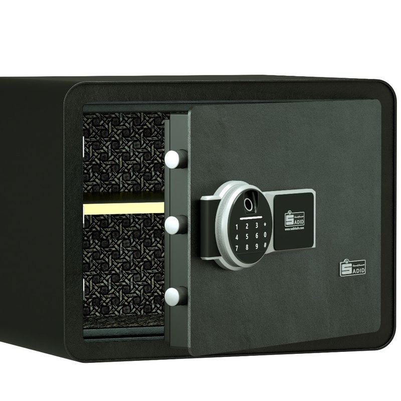 گاوصندوق الکترونیکی سدید مدل هوم‌سیف اثرانگشتی لمسی کد hs ft