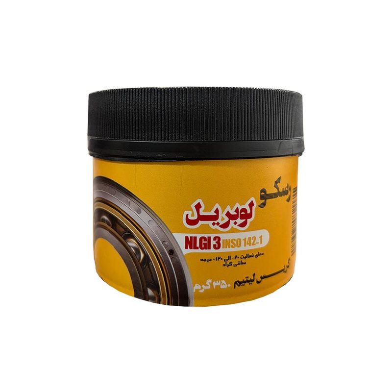 گریس نسوز پایه لیتیم رسکو مدل lubril3 حجم 350 گرم