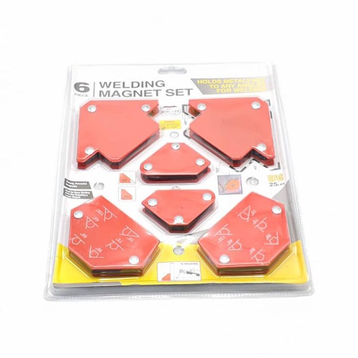 گونیا جوشکاری مدل welding magnet 6 pc مجموعه 6 عددی