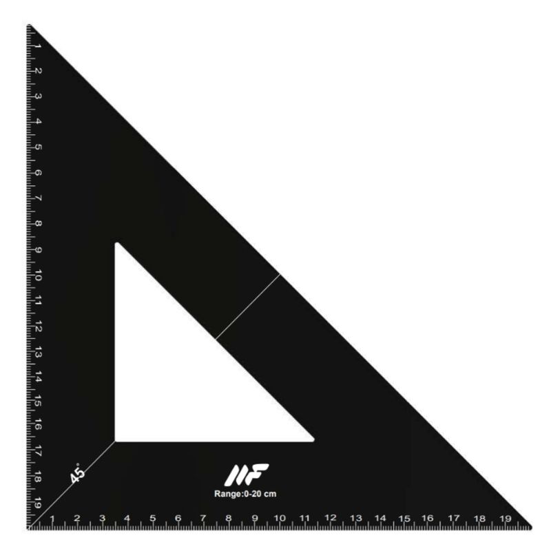 گونیا مثلث مفرد مدل tg_20cm