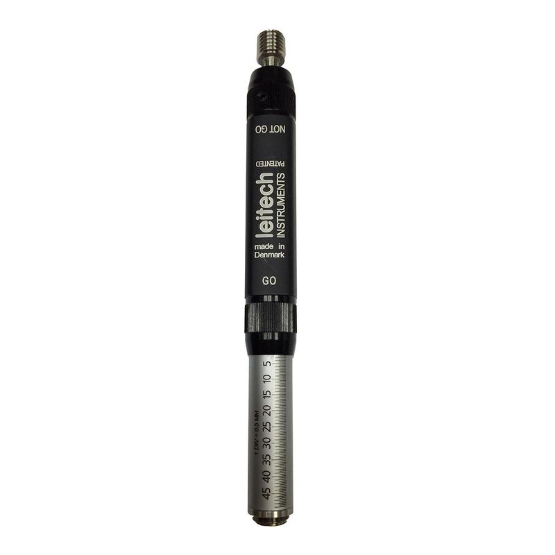 گیج برو نرو توپی پیچی با عمق سنج لایتک مدل کمبی سایز m10   6h