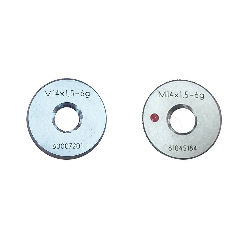 گیج برو نرو رینگی جی بی ا سایز m14 x1.5 6g بسته دو عددی