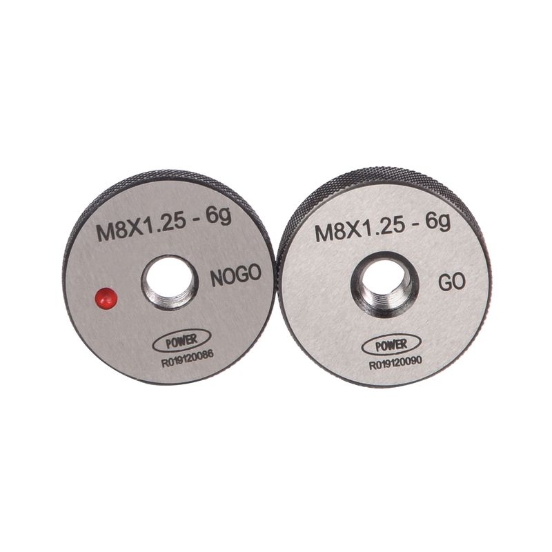 گیج رینگی مدل m8x1.25 6g بسته 2 عددی