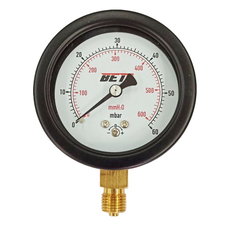 گیج فشار بتا مدل mtb 63l 60mbar