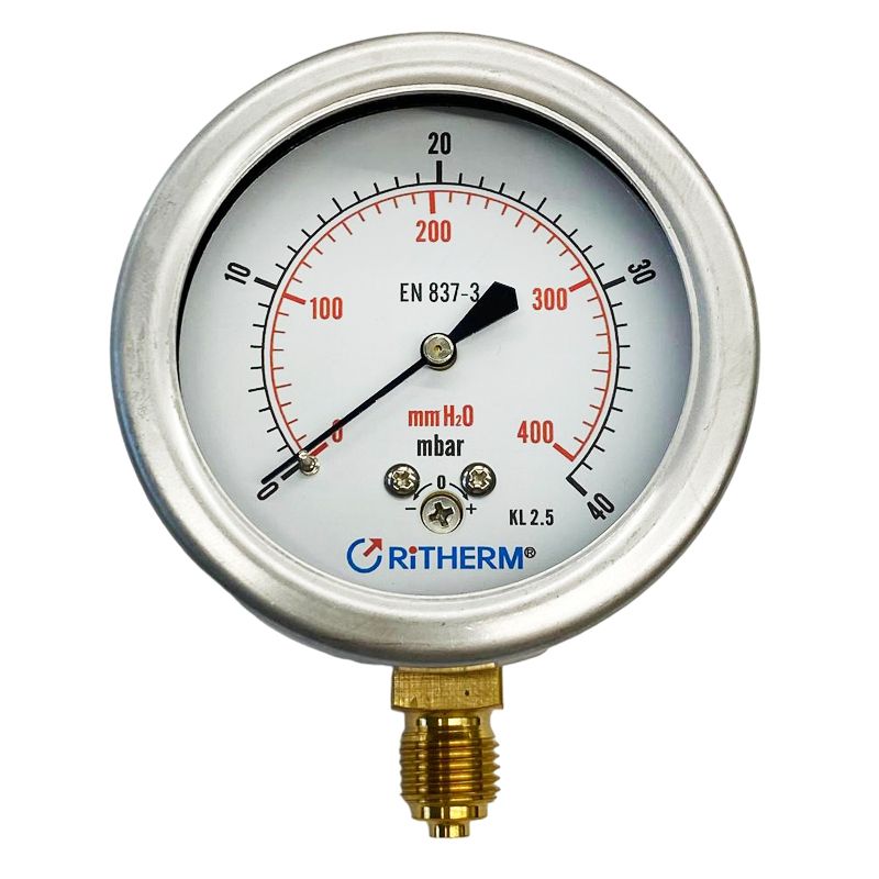 گیج فشار رایترم مدل 40mbar 6cm