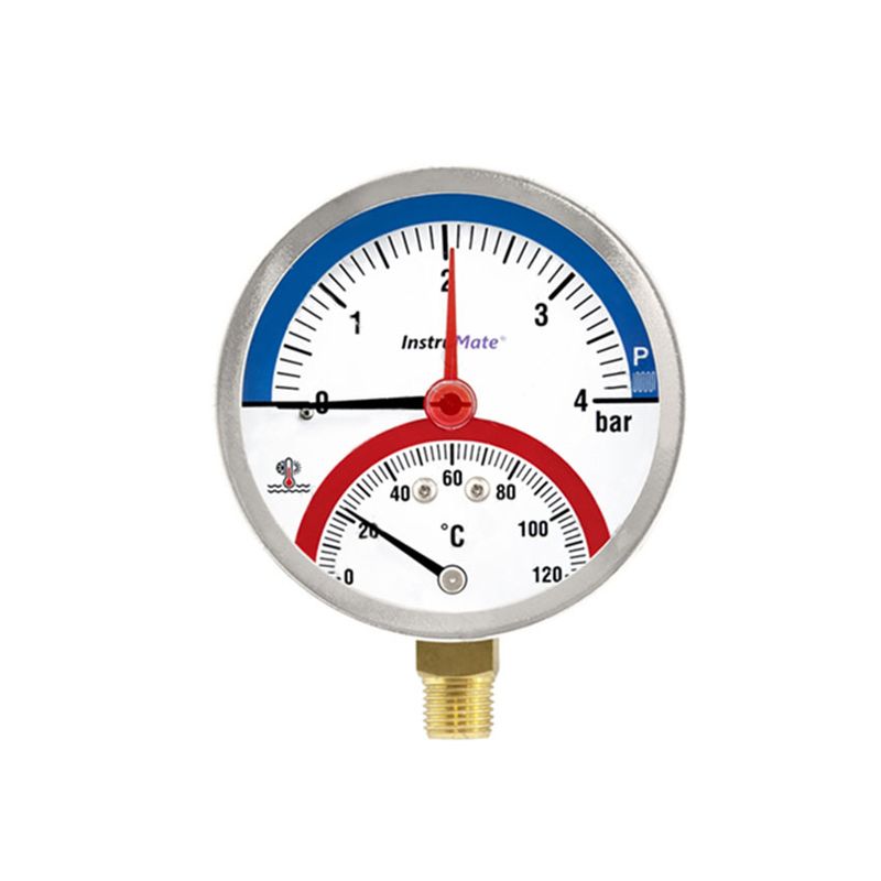 گیج فشار و دما اینسترومیت مدل 114tm