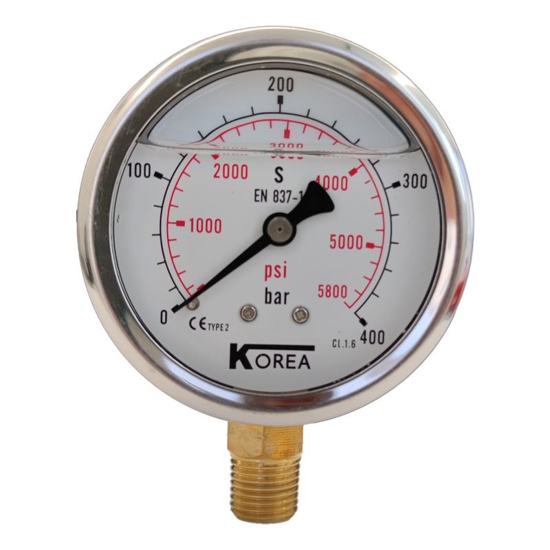 گیج فشار کره مدل 6cm down 400bar