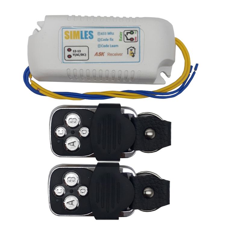 گیرنده و ریموت دربازکن سیملس مدل pn1457