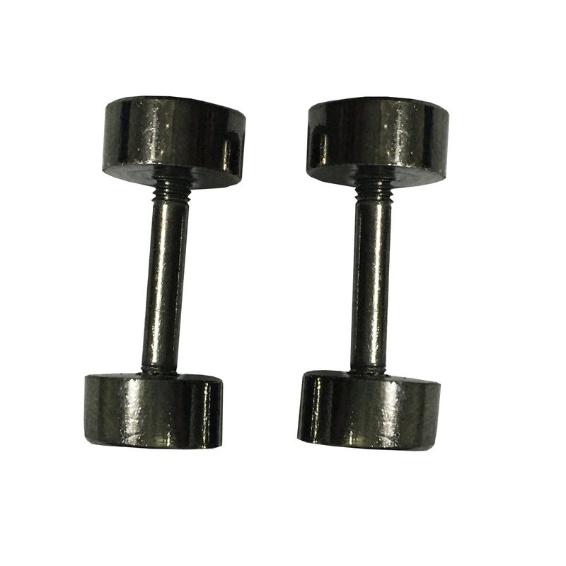 یراق چرم دوزی مدل دنبلی کد dumble 2x blackبسته 2 عددی