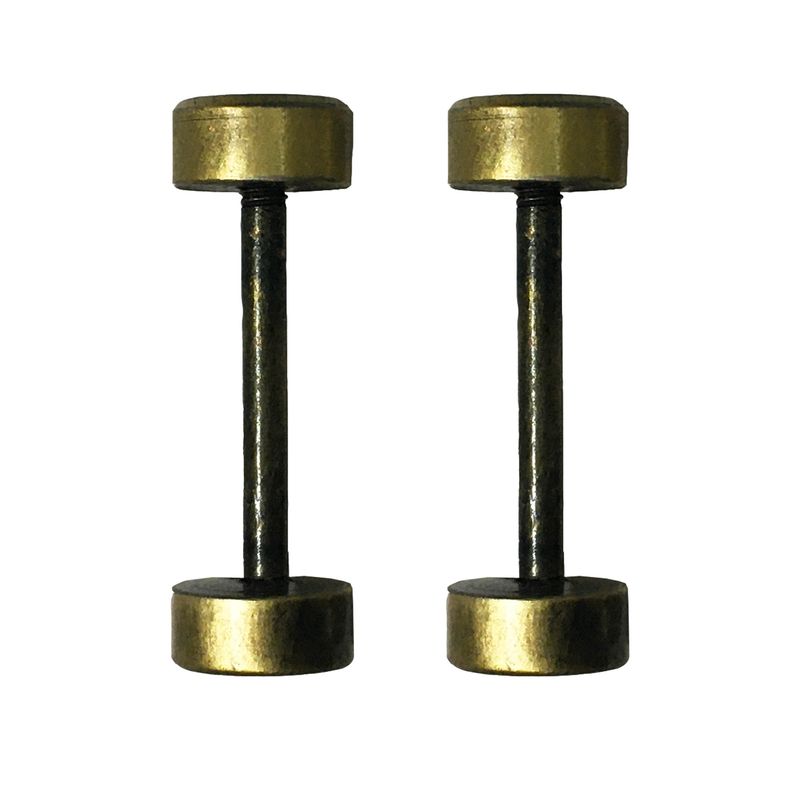 یراق چرم دوزی مدل دنبلی کد dumble 2x zgh بسته 2 عددی