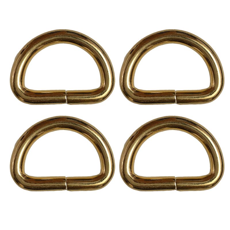 یراق کیف دوزی مدل نیم حلقه کد y 2.5cmgld بسته 4 عددی
