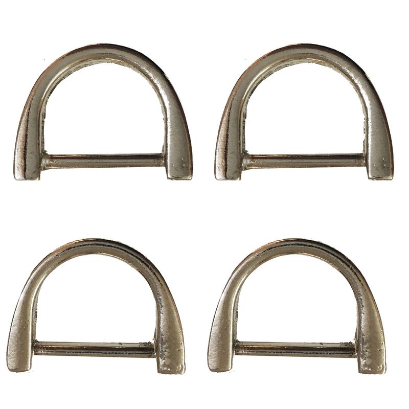 یراق کیف دوزی مدل نیم حلقه کد y 2cm r04 stl بسته 4 عددی