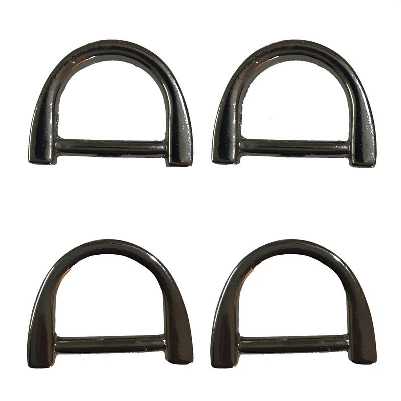 یراق کیف دوزی کد y 2cm r04 blk بسته 4 عددی